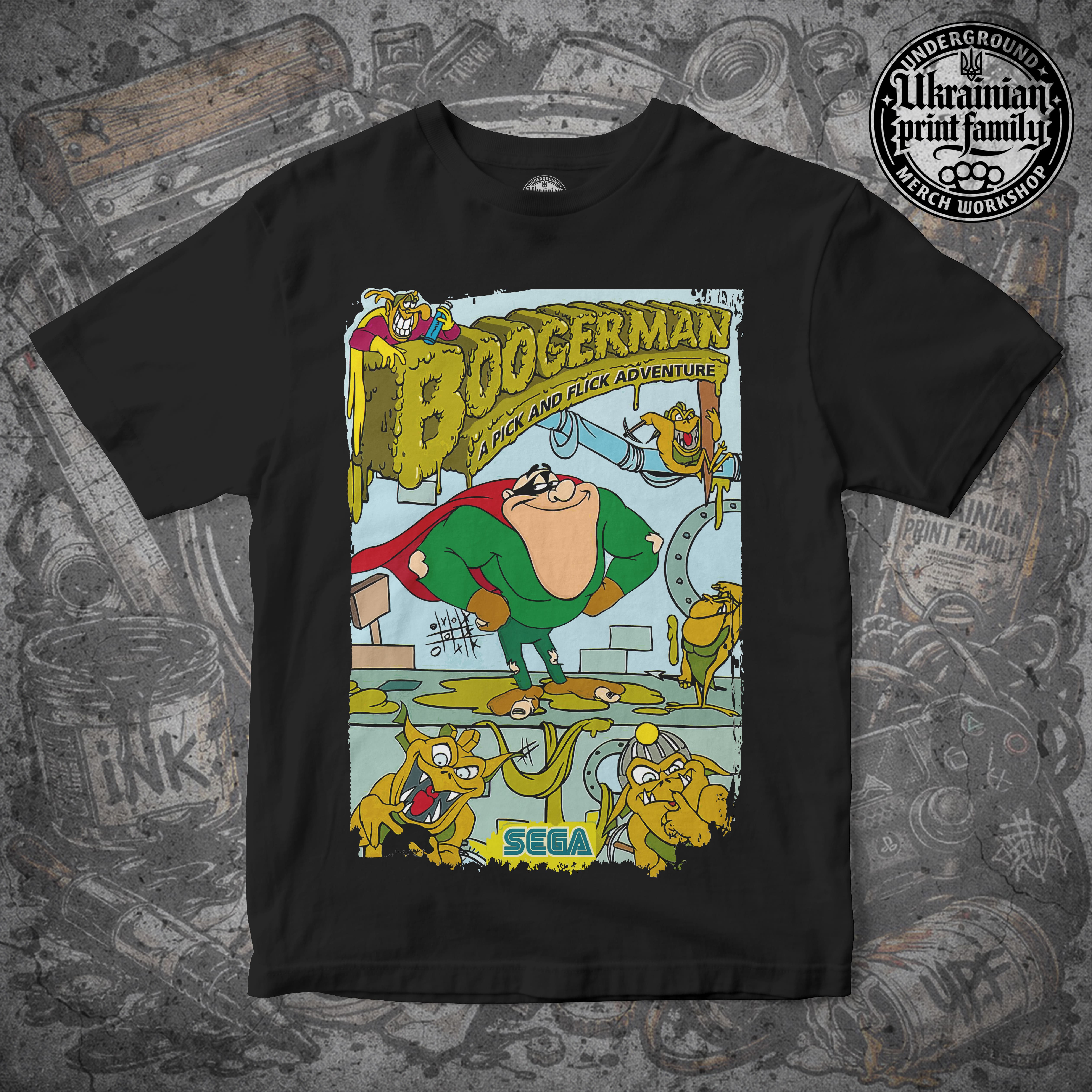 Футболка з принтом «BOOGERMAN»