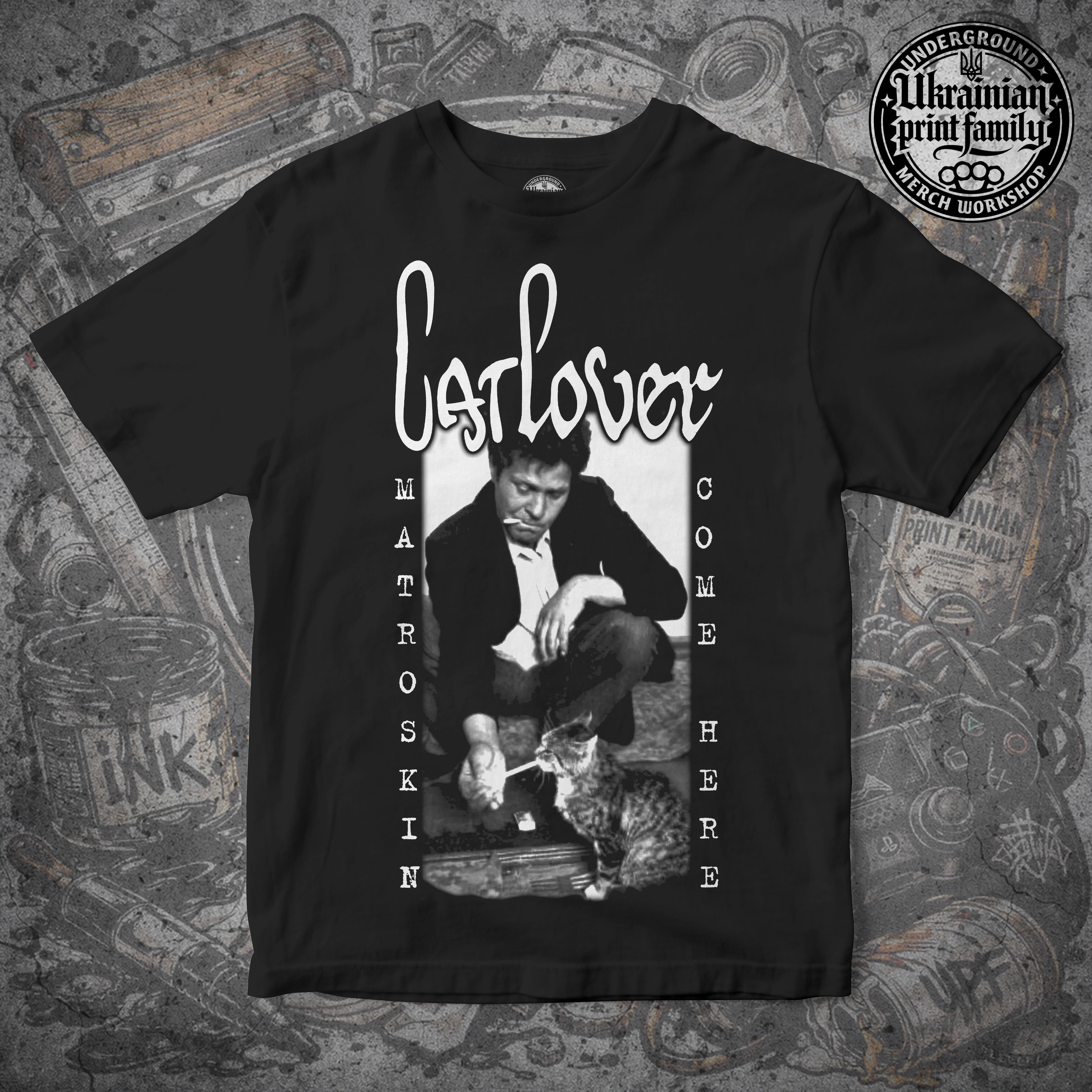 Футболка з принтом «CATLOVER»