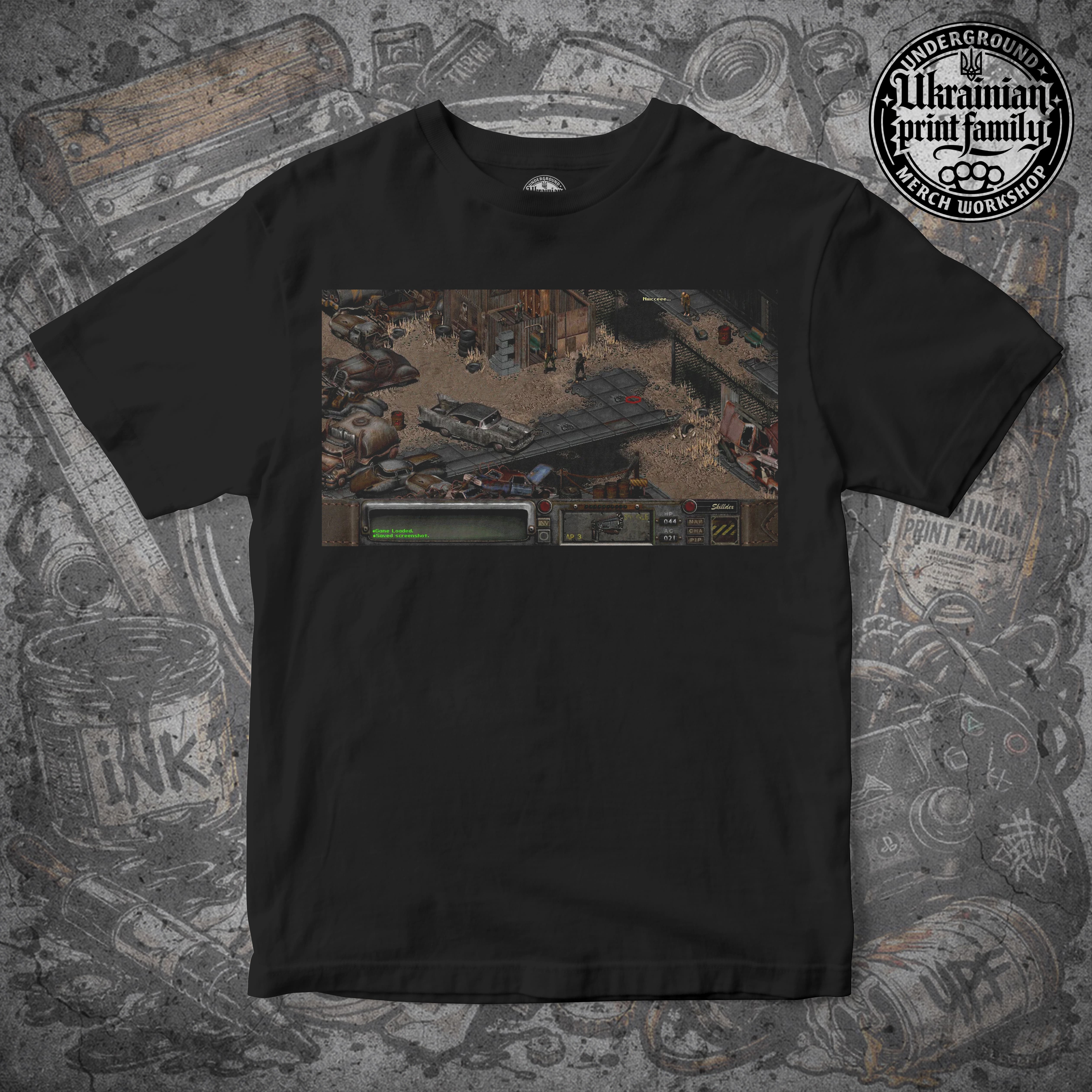 Футболка з принтом «FALLOUT2»