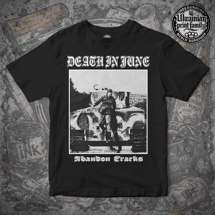 Футболка з принтом «DEATH IN JUNE»